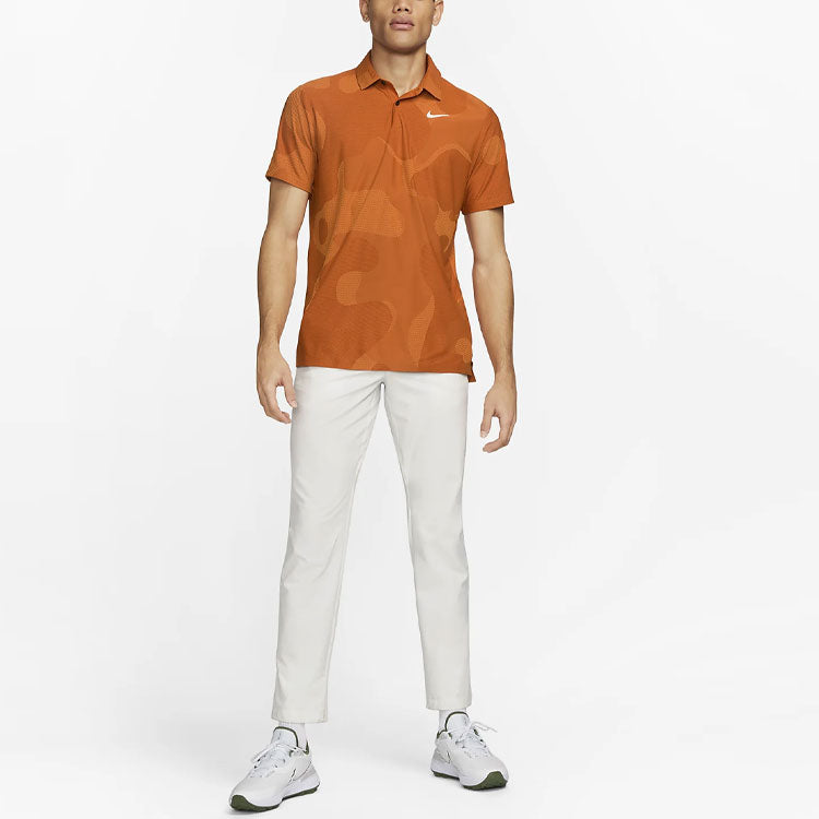 Nike Golf Dri-Fit ADV Tour Camo Shirt 'Campfire Orange' DR5312-893