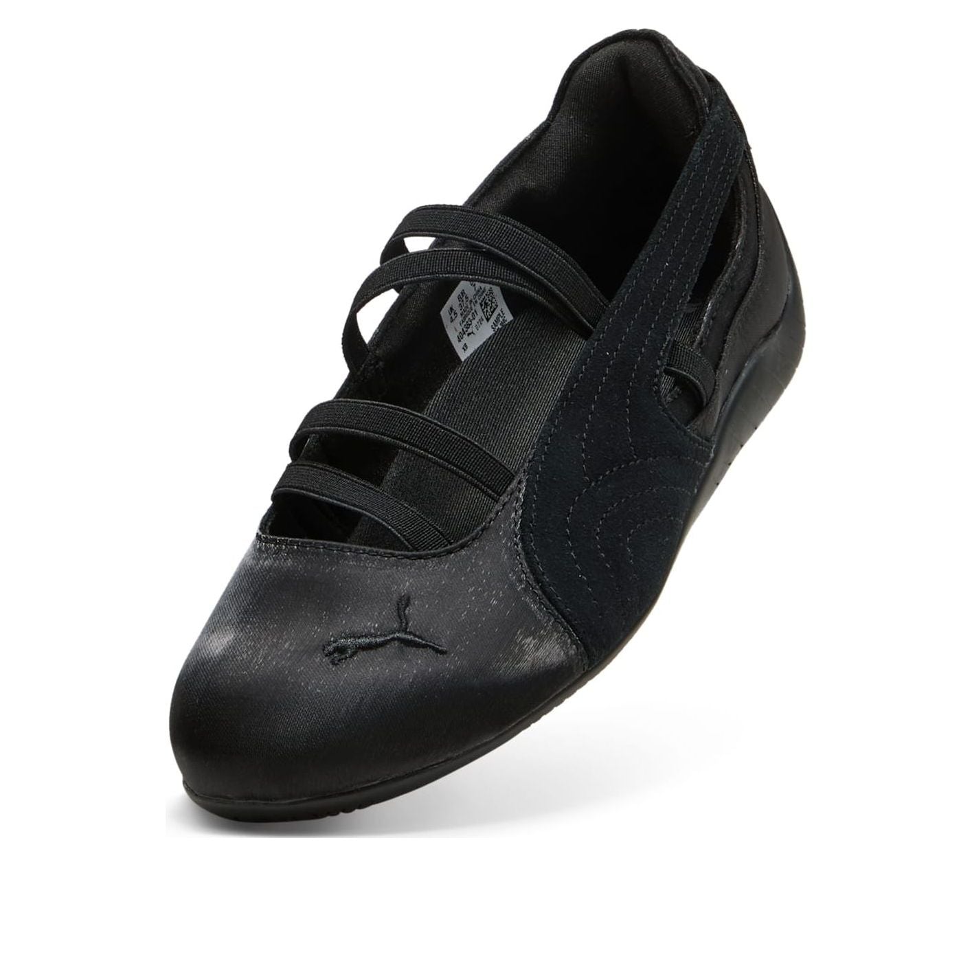 (WMNS) PUMA Speedcat Ballet 'Black Cool Dark Grey Satin' 404383-01