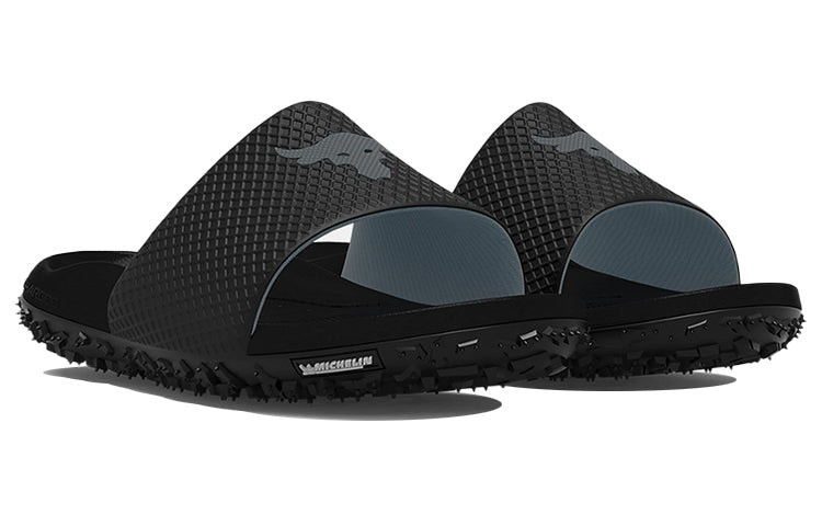 Under Armour Project Rock Slide 'Black Pitch Grey' 3025237-001