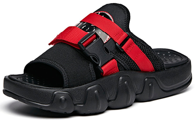 ANTA Casual Slides 'Black Red' 112038515-6