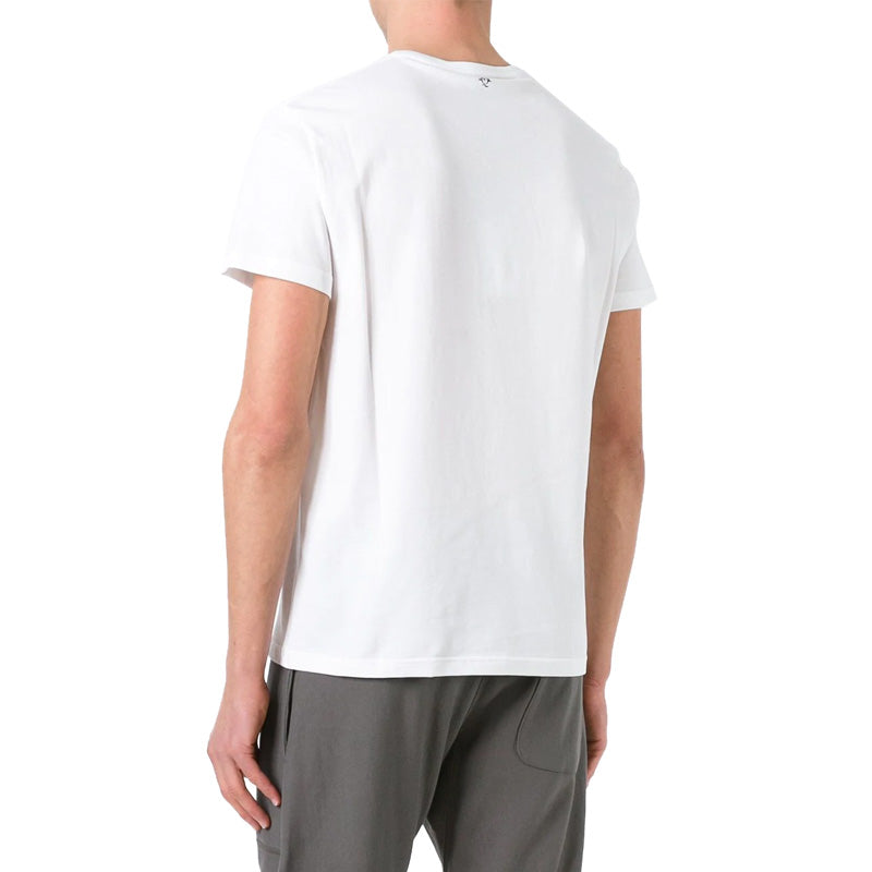 Alexander McQueen Cotton Printing Round Neck Short Sleeve White 449496-QIZ8C-900
