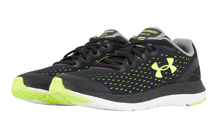 (GS) Under Armour Charged Impulse Black/Green 3022940-002