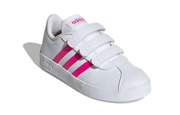 (PS) adidas VL Court 2.0 Cmf 'White Pink' EG3880