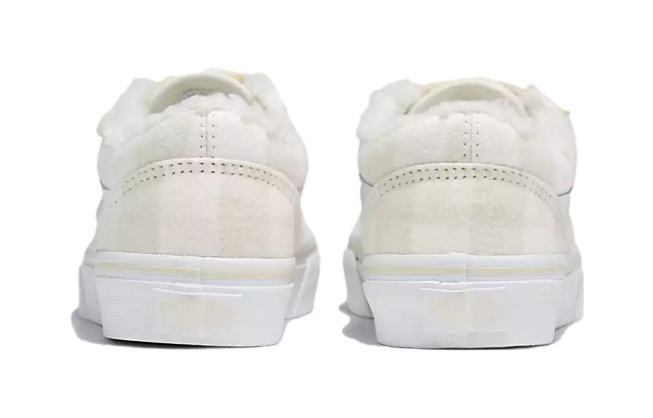 (PS) Vans Old Skool V Sherpa 'White Plaid Marshmallow' VN000VHEBPH