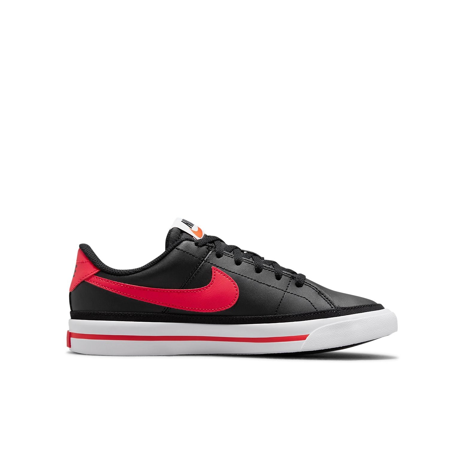 (GS) Nike Court Legacy Low-Top Sneakers Black/Red DA5380-004