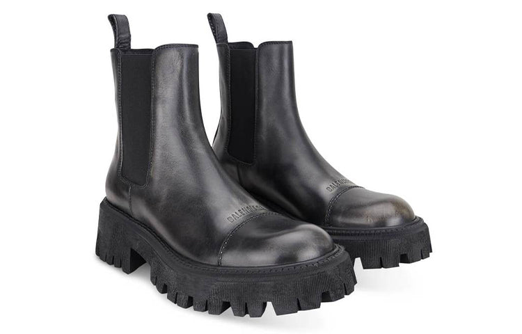 Balenciaga Tractor Chelsea Boots 'Black' 670988WBCP11000