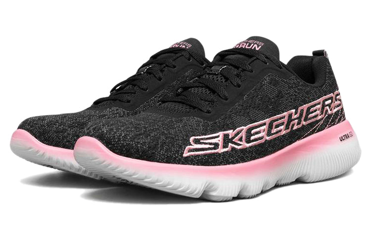 (WMNS) Skechers Focus Black/Pink 128021-BKPK