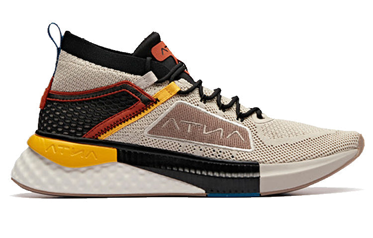 ANTA Running Series Sneakers Mid 'Beige Black Brown' 11915553-4