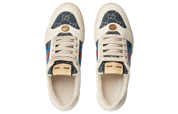 (WMNS) Gucci Screener 'GG Canvas - Denim Ivory' 577684-2KQ40-4467