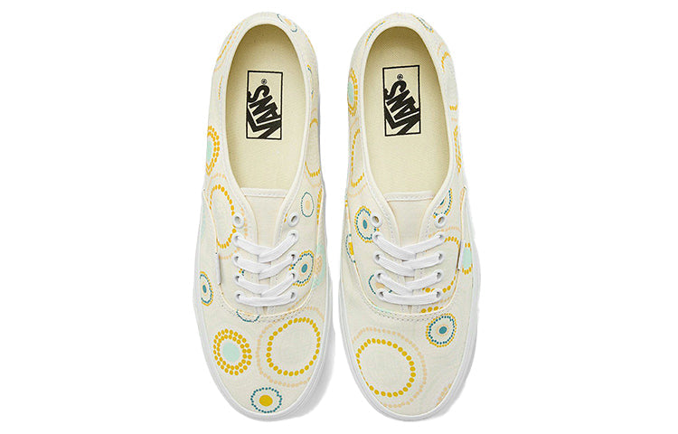 Vans Unisex Bright Side Authentic Sneakers White/Yellow VN0A5KRDMOS