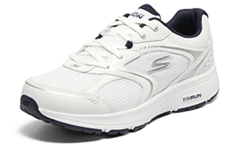 (WMNS) Skechers Go Run Consistent 'White Navy Blue' 128280-WNV
