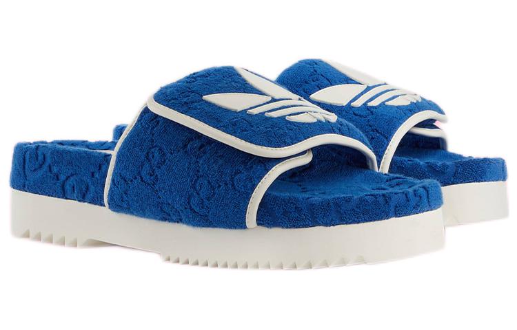 GUCCI adidas x GUCCI GG Platform Sandal ' Cotton Sponge' 702412-UU010-4160