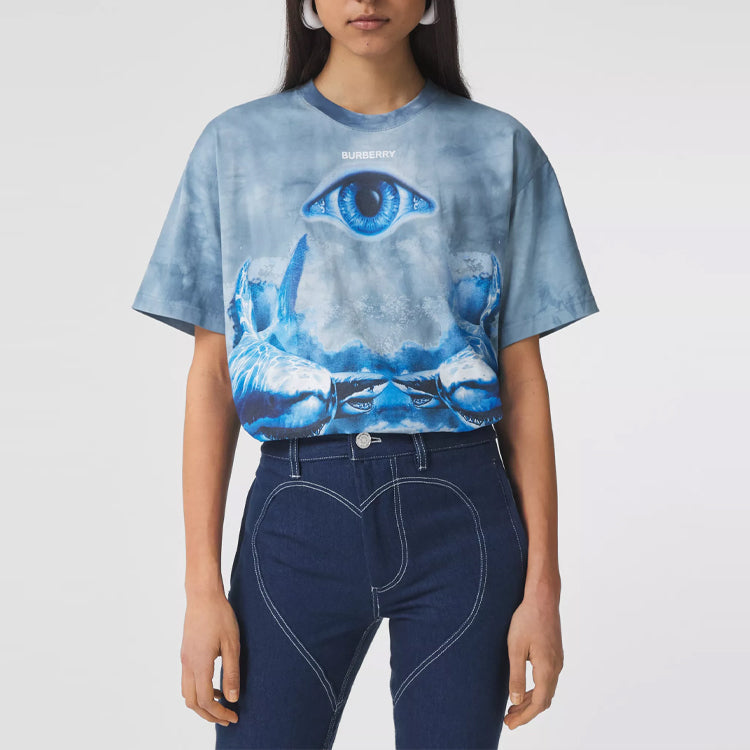 Burberry SS21 Horseferry Printing Blue 80407791