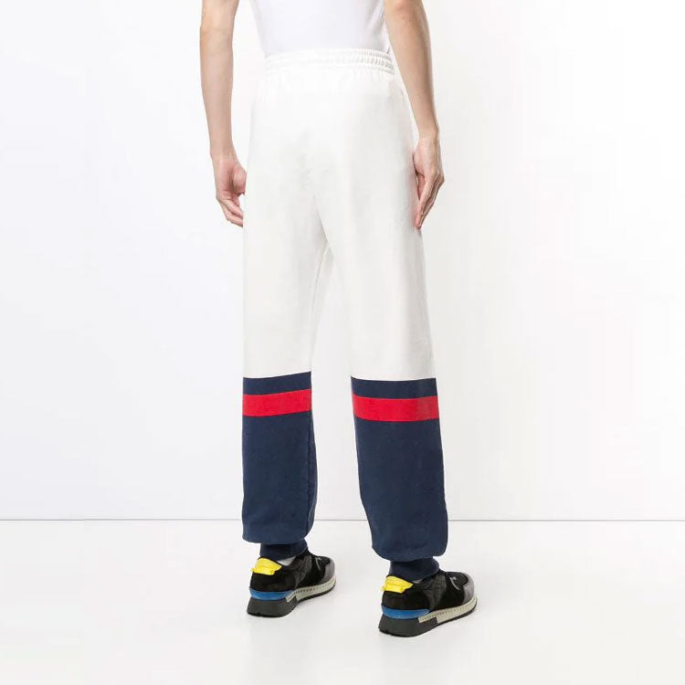 Gucci Interlocking G-patch Track Pant 'White Blue' 625403-XJCSU-9059