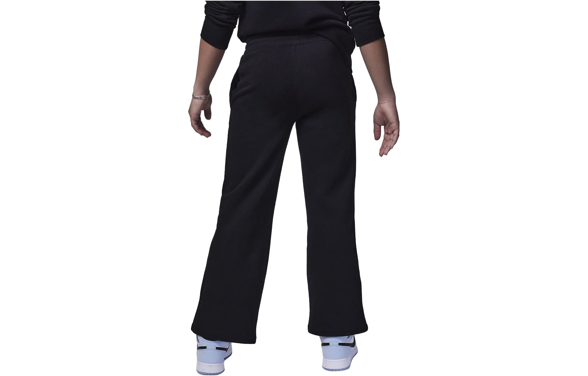 (GS) Air Jordan Icon Play Open Pants 'Black' 45C392-023
