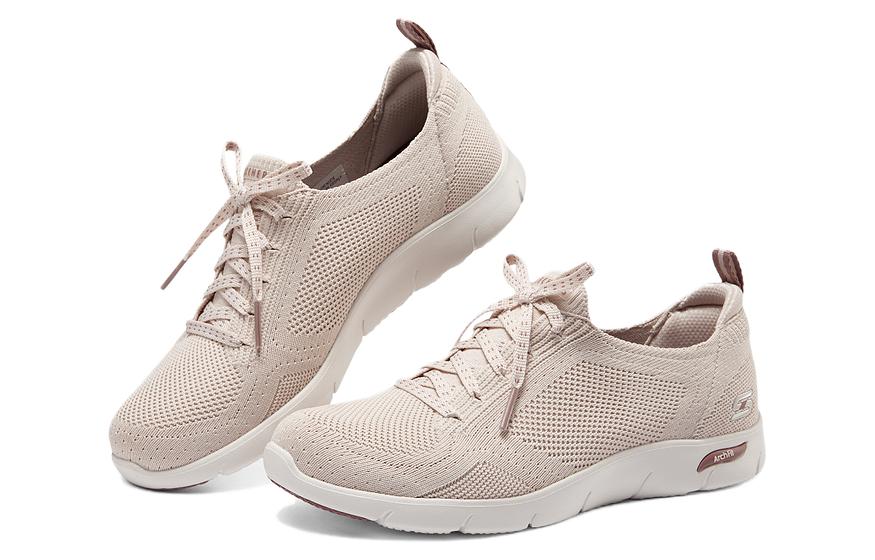 (WMNS) Skechers Arch Fit Refine 'Pink' 104542-NUDE