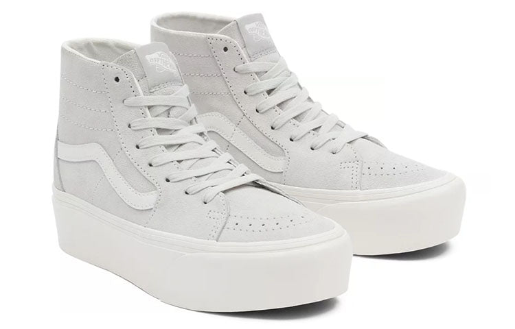 Vans SK8-HI Tapered Stackform High-Top Sneakers Grey 'Gray White' VN0A5JMKB7D