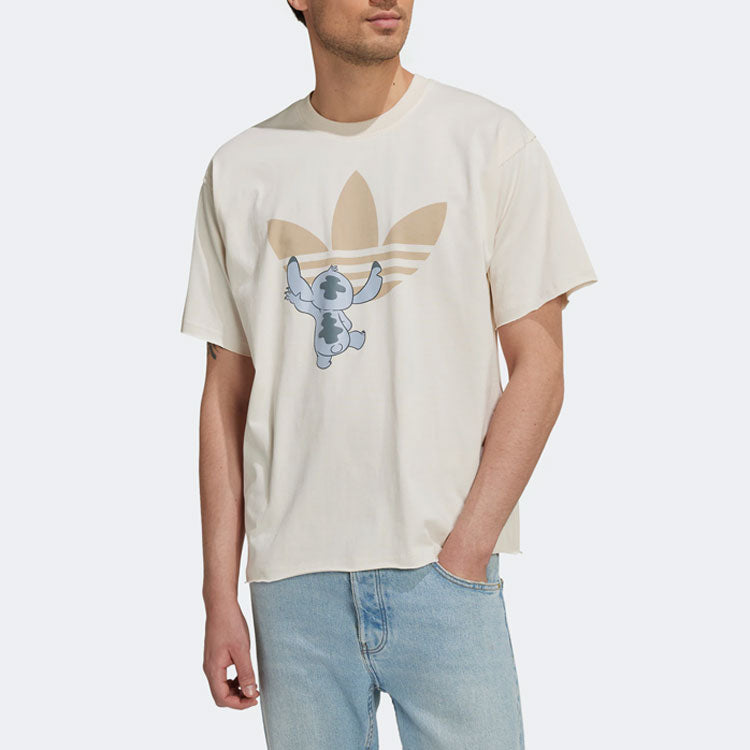 adidas Originals x Disney Crossover Cartoon T-Shirt 'White Beige' HT3952
