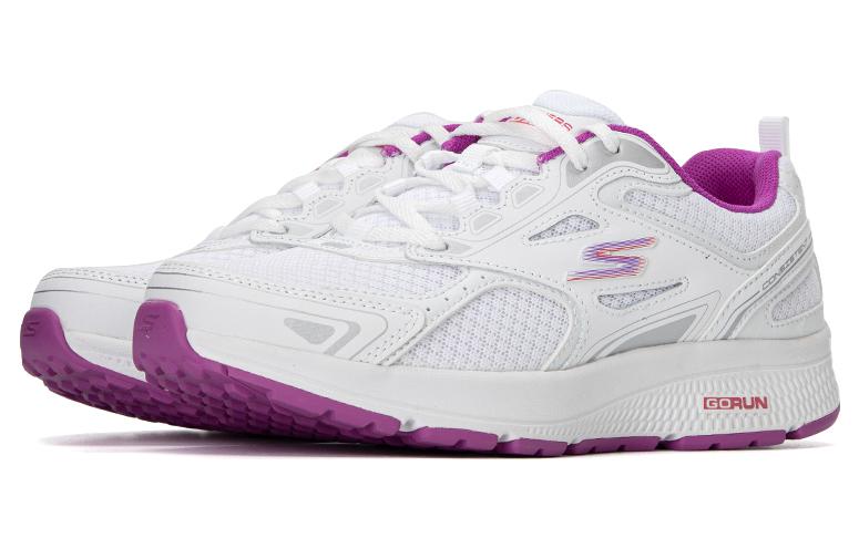 (WMNS) Skechers Go Run Consistent 'White Purple' 128075-WPR