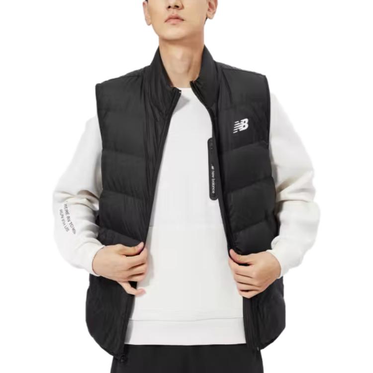 New Balance Warm Down Vest Asia Sizing 'Black' AMV13903-BK