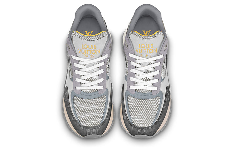 LOUIS VUITTON Run Away Sneakers 'Grey Yellow' 1ABFBR