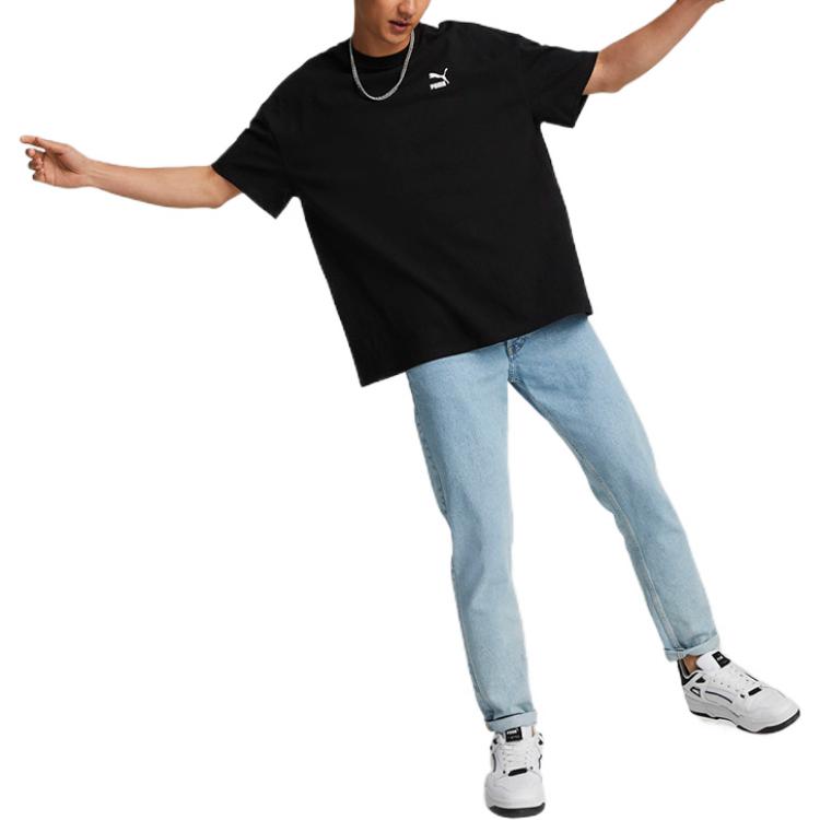 PUMA Classic Logo T-Shirt 'Black' 673654-01