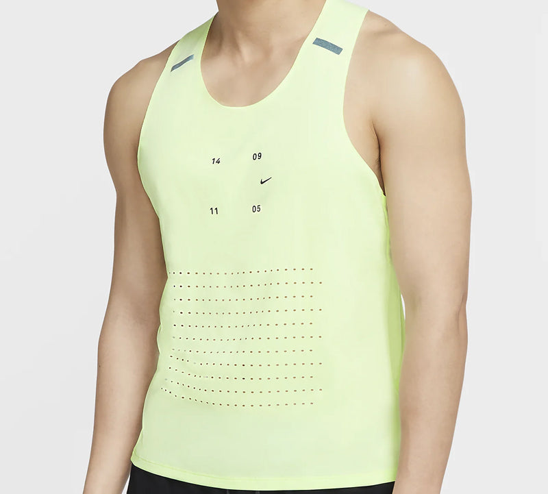 Nike TECH PACK Running Vest Yellow Green Yellowgreen CJ5771-701