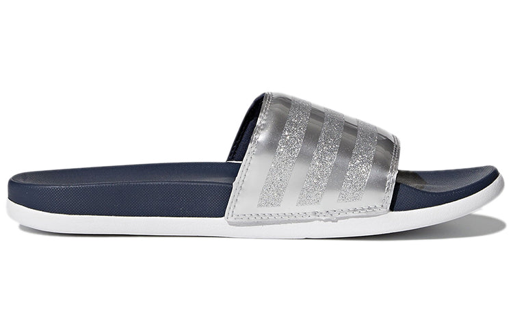 (WMNS) adidas Adilette Cloudfoam Plus 'Silver Blue' CG3411