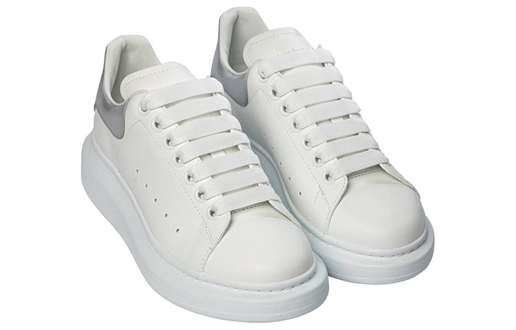 (WMNS) Alexander McQueen Oversized Shoes 'Cream White Silver' 718232WICGI9071