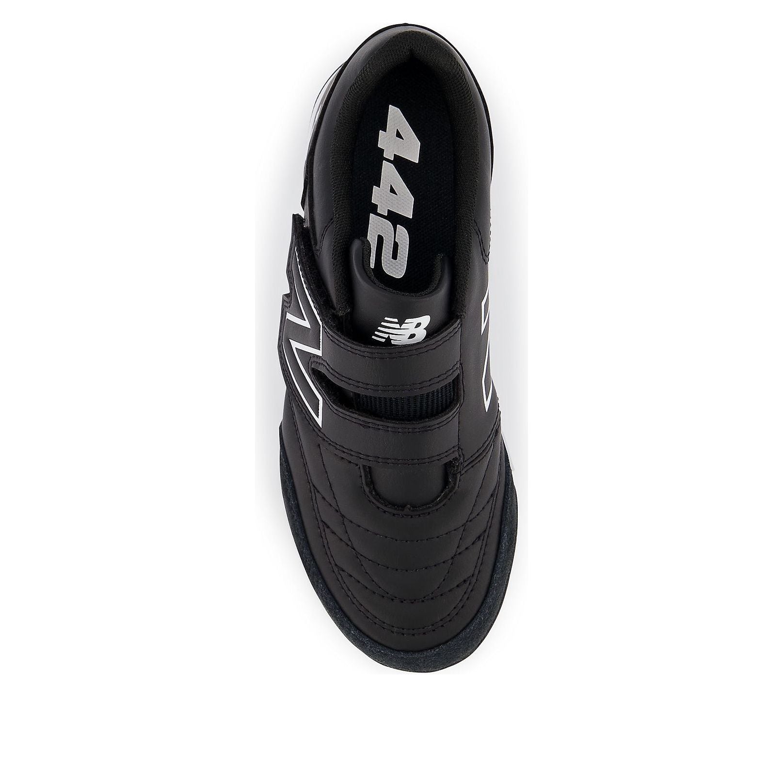 (GS) New Balance 442 V2 JNR TF Wide 'Black White' JS4VTBK2