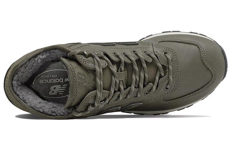 New Balance 574 Series Mid Tops Casual Olive Green MH574BG1