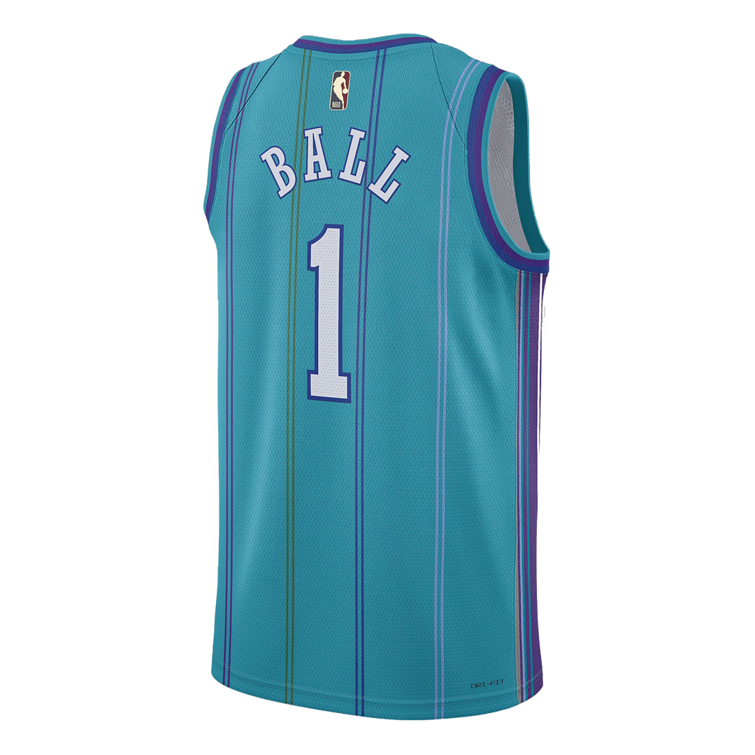 Air Jordan NBA LaMelo Ball Charlotte Hornets 2023/24 Swingman Jersey #1 DX8610-415