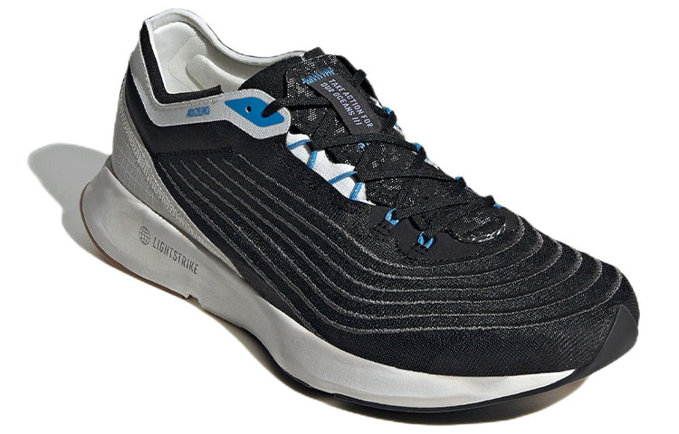 (WMNS) adidas Parley x Adizero 'Black Grey Pulse Blue' HQ6598