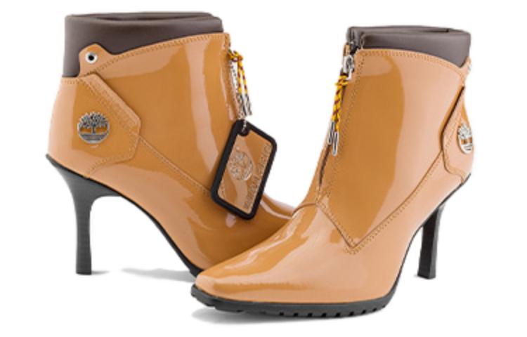(WMNS) Timberland x Veneda Carter Zip Boots 'Wheat Patent Leather' A69SQW