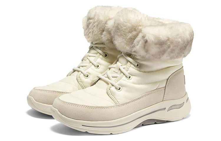(WMNS) Skechers Go Walk Arch Fit 'White' 144409-OFWT