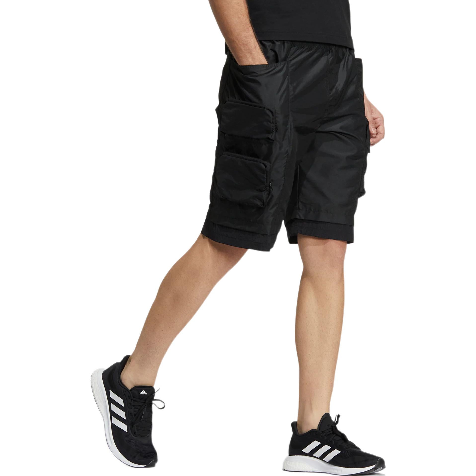 adidas St Pocket Wvsh Sports Cargo Shorts Black HE7436