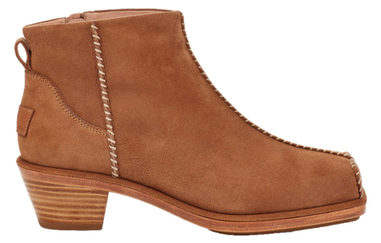 (WMNS) UGG + Eckhaus Latta Block Cowboy Boot 'Chestnut' 1115096-CHE