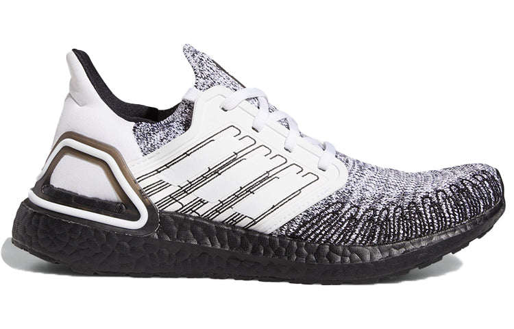 (WMNS) adidas Ultra Boost 20 'White Grey Black' FY8982