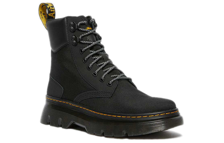 Dr. Martens Tarik Utility Boots 'Carbon Black Yellow' 27017001