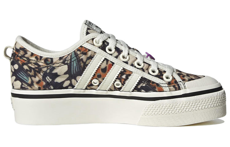 (WMNS) adidas Nizza Platform 'Off-White Shock Purple' HP6367