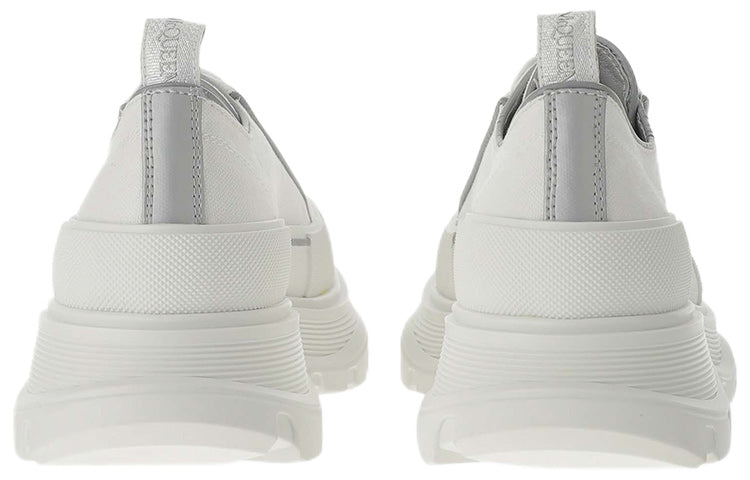 Alexander McQueen Tread Slick Lace Up Shoes 'White Grey' 705664W4TGA9348