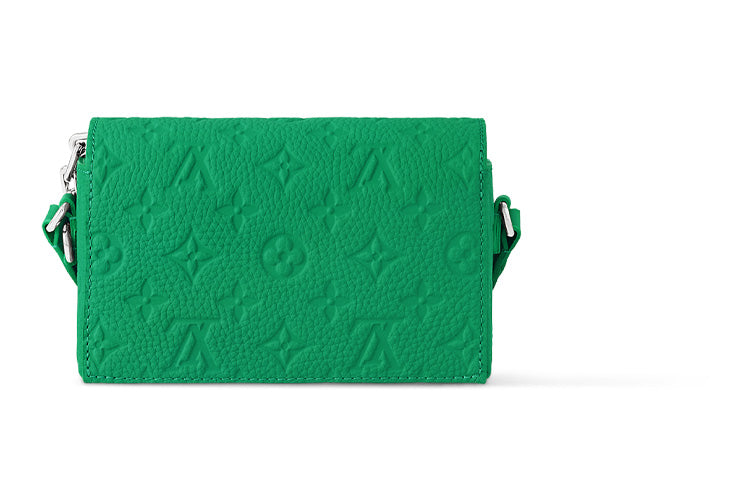LOUIS VUITTON Steamer Wearable Wallet Monogram Taurillon Leather 'Vert' M82918