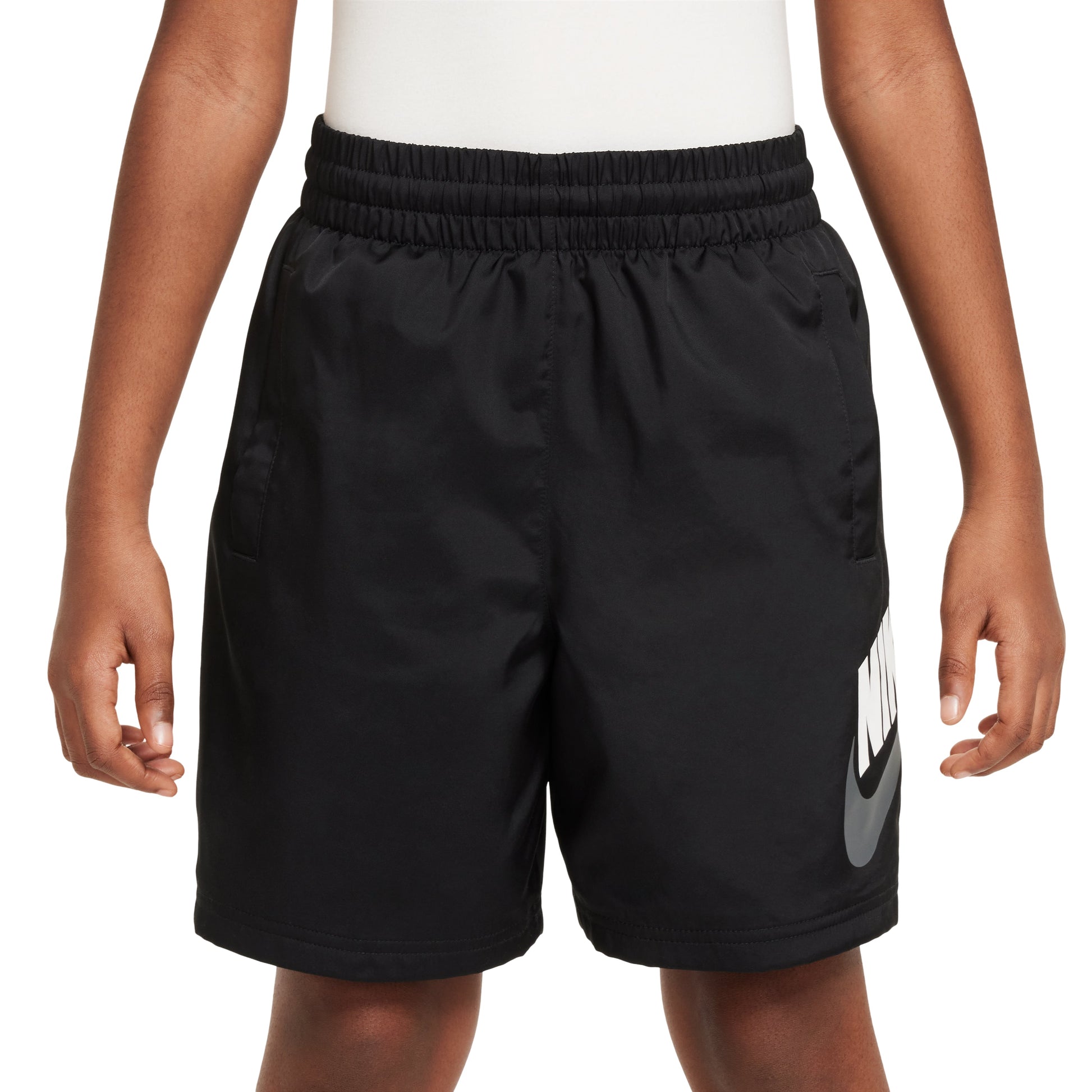 (GS) Nike Sportswear Woven Shorts 'Black' FN8756-010