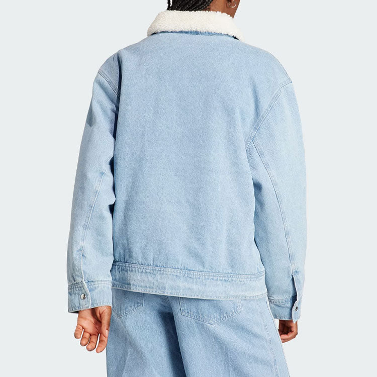(WMNS) adidas originals Neutral Court Denim Jacket 'Blue' IS5250
