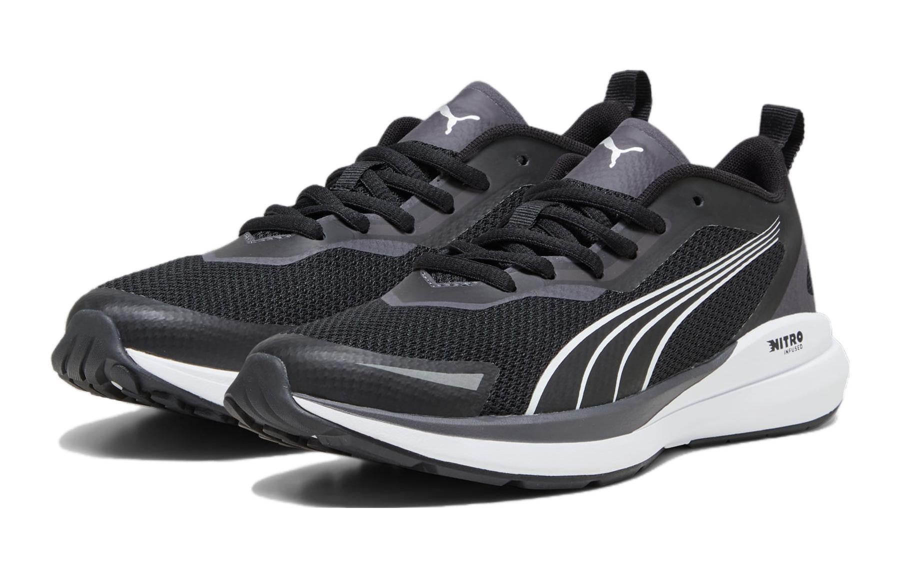 (GS) PUMA Kruz Nitro 'Black Silver' 378878-02
