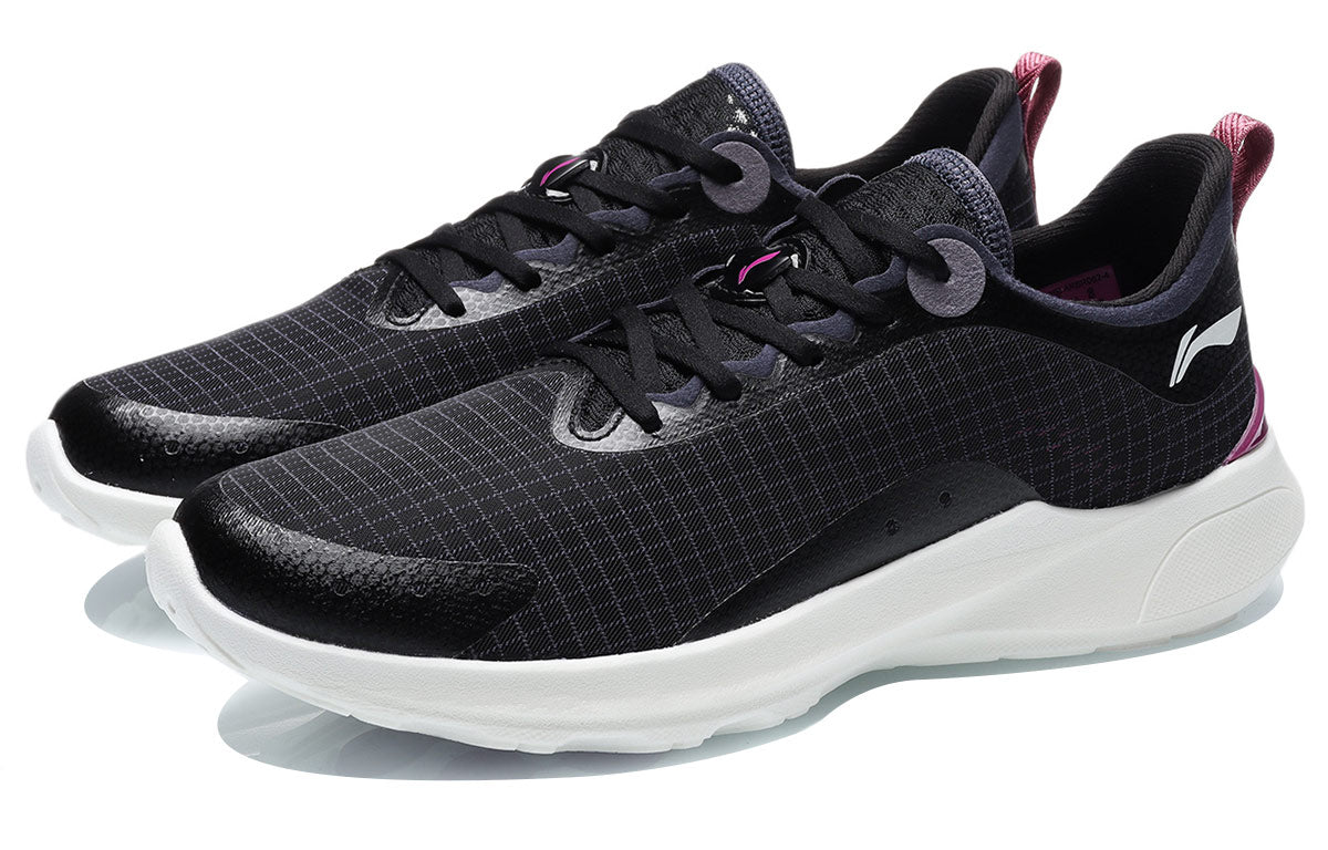 (WMNS) Li-Ning Light Ease 'Black White' ARBR002-4
