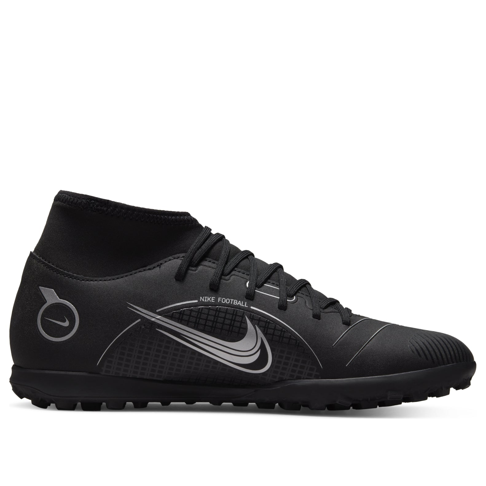 Nike Mercurial Superfly 8 Club TF 'Black Metallic Silver' DJ2909-007