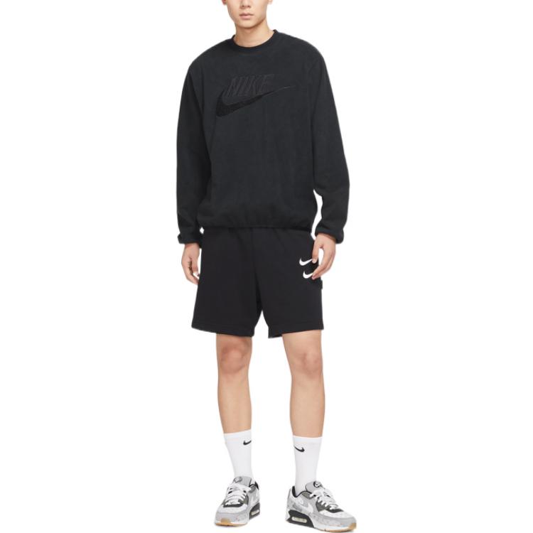 Nike NSW fleece logo sweatshirt 'Black' DQ4889-010
