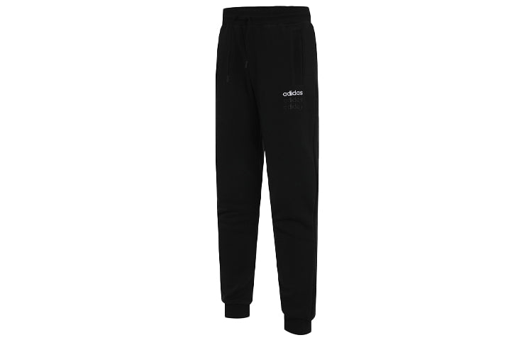 adidas neo M Ce C + Pants Embroidered Logo Sports Bundle Feet Black GP4915