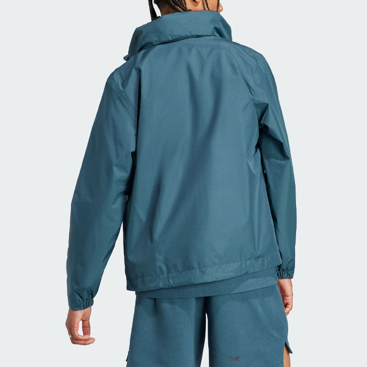 adidas BSC 3-Stripes Rain.Rdy Jacket 'Teal' IK0507